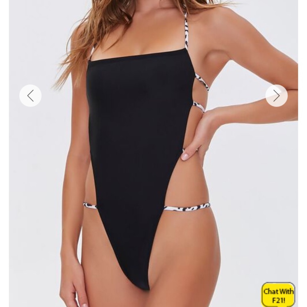 Strappy one piece swim suit - Picture 1 of 6
